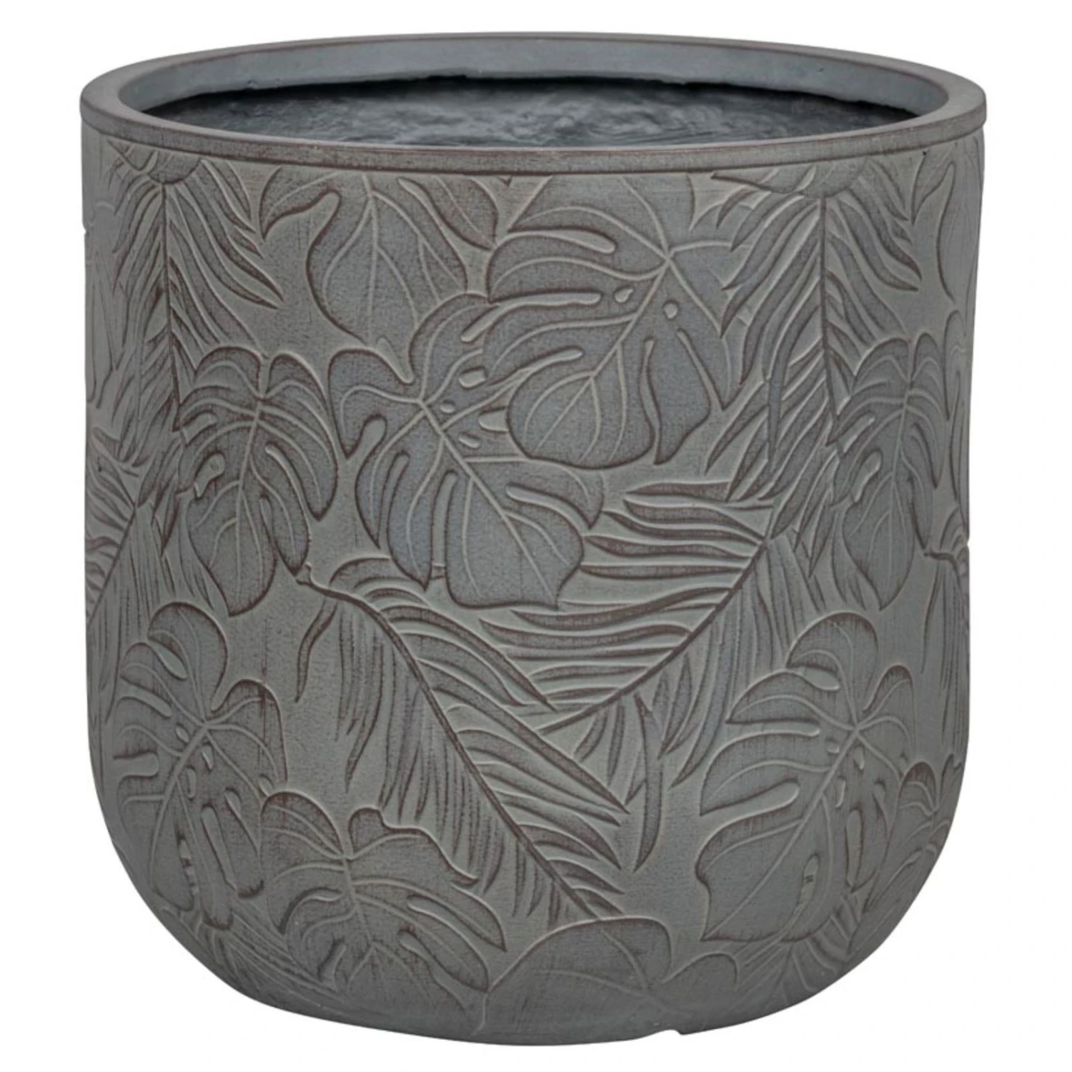 Pflanzgefäß 'Chester 08', Dunkelgrau, Ø 25 X H 25 Cm 3 Pflanzgefäß 'Chester 08', Dunkelgrau, Ø 25 X H 25 Cm