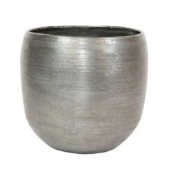 Pflanzgefäß 'Rowen', Silber, Ø 31 X H 28 Cm 9 Pflanzgefäß 'Rowen', Silber, Ø 31 X H 28 Cm -Madison Verkäufe 3210801625 Pflanzgefaess Rowen silber D 31 x H 28 cm 115010