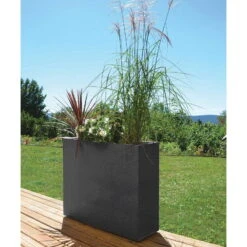 Pflanzkasten Graphit Crunch High, Anthrazit, Wasserdicht, Doppelwandig -Madison Verkäufe 3230101031 Pflanzkasten Graphit Crunch High anthrazit L99 5xB29 5xH78 5cm 63l 4 59180