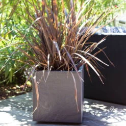 Pflanztrog 'Volcania Dado', Anthrazit, L 39,5 X B 39,5 X H 43,5 Cm -Madison Verkäufe 3230101084 Pflanztrog Volcania Dado anthrazit 39x39xH43cm 31Ltr6 75428