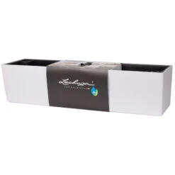 LECHUZA Balkonkasten 'Balconera Color 80', Lichtgrau, 80 X 19 X 19 Cm