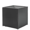 Gartensilber Pflanztrog Kubus Mit Rollen, Anthrazit 2 Gartensilber Pflanztrog Kubus Mit Rollen, Anthrazit -Madison Verkäufe 3230600037 Pflanztrog Kubus mRollen anthrazit 45x45x45cm 49249