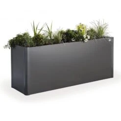 Biohort Pflanzbeet "Belvedere", Verzinktes Stahlblech, Zeitloses Design, Einlegeboden -Madison Verkäufe 3230600061 Pflanzbeet Belvedere M dunkelgraumetallic3 65053