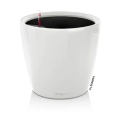 LECHUZA Classico Premium 35 LS, Weiß Hochglanz, All-in-One-Set, Ø 35 Cm, H:33 Cm -Madison Verkäufe 3325100232 Classico Premium 43LS wei All in OneSet D43xH40cm RGB 3 7768