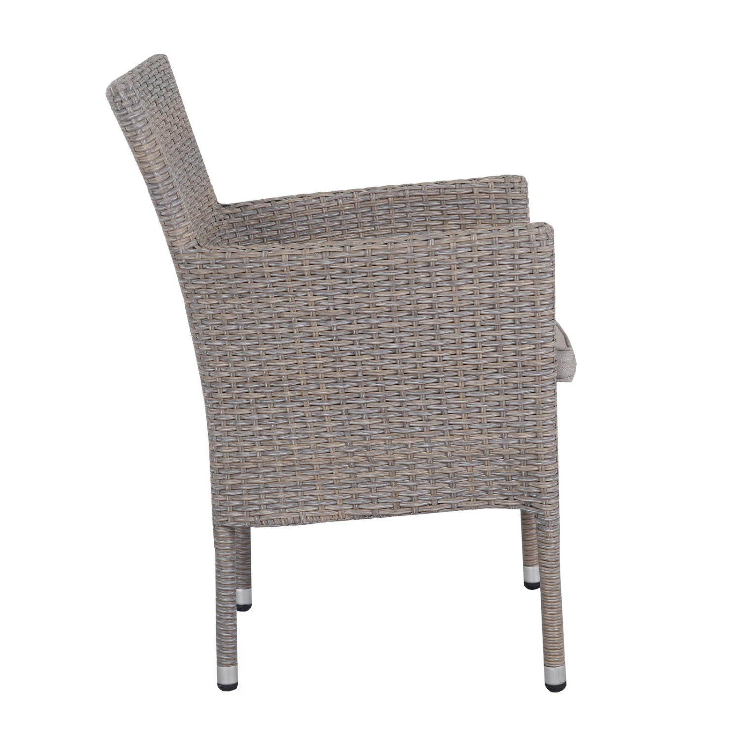 Stapelsessel Capri - Kölle Mixed Brown / Robust, Schlicht, Pflegeleicht 4 Stapelsessel Capri - Kölle Mixed Brown / Robust, Schlicht, Pflegeleicht – Bild 2