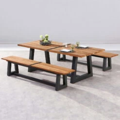 Best Alu-Bank Campione, Teakholz, Anthrazit, 45 X 220 X 40 Cm -Madison Verkäufe 3910302495 3910801468 champione2 71140