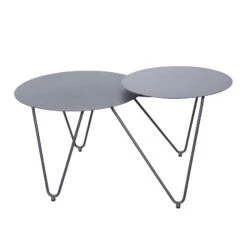 4-teilige Lounge-Gruppe 'Bella', Schwarz, Inklusive Auflagen -Madison Verkäufe 3910302533 Alu Loungergruppe Bella 4tlg schwarz inkl Kissen hellgrau9 74491