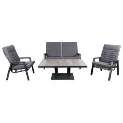 Gartenlounge-Set 'Paris' Inkl. Auflagen, 5-teilig -Madison Verkäufe 3910302561 Alu Loungeset Paris Koelle 5tlg inkl Auflagen 4 83636