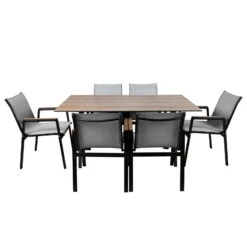 Stapelsessel, Schwarz, Grau, Ca. 86 X 66 X 56 Cm -Madison Verkäufe 3910302657 Alu Sessel schwarz Textilen grau 14 102334