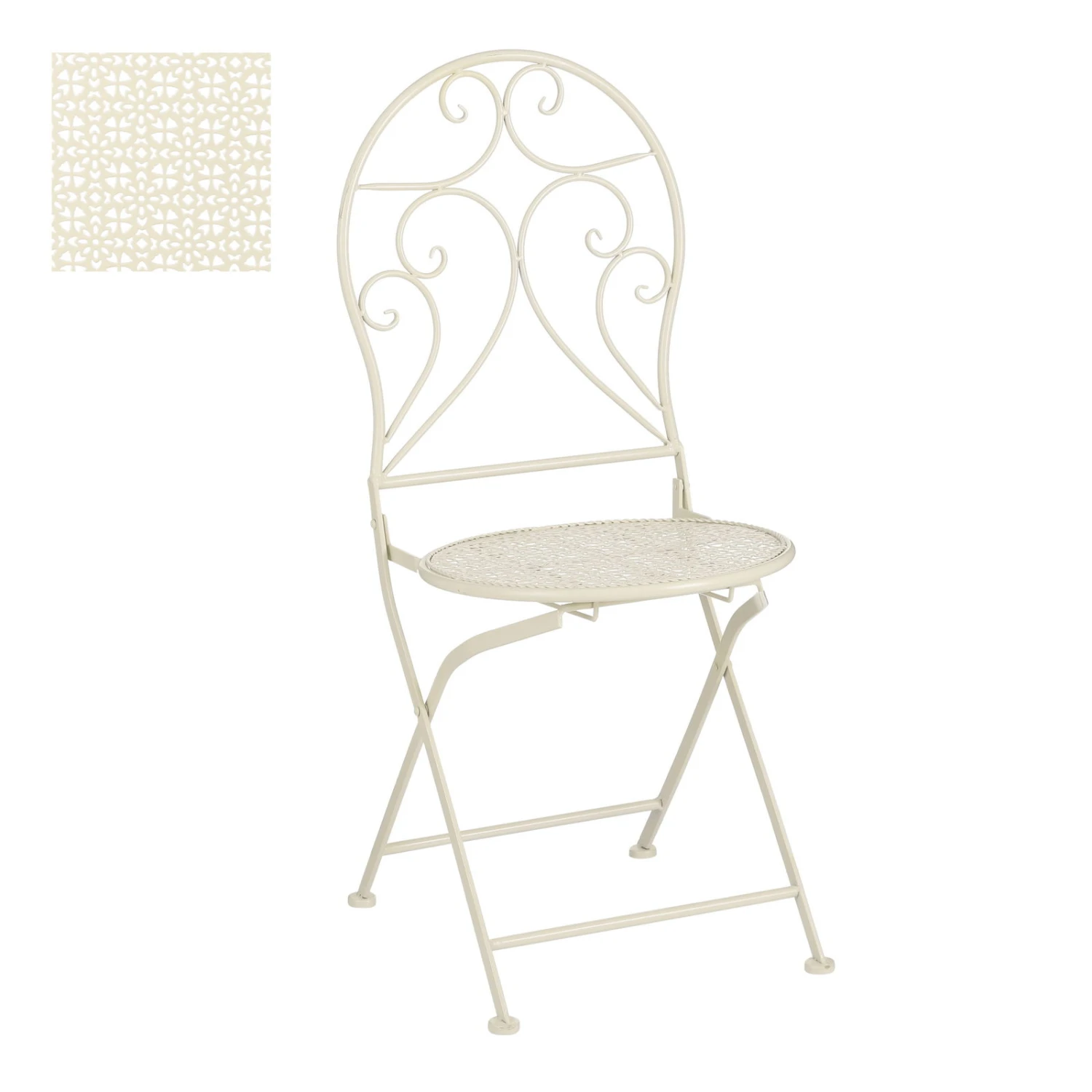 Klappstuhl 'Neta', Creme 3 Klappstuhl 'Neta', Creme