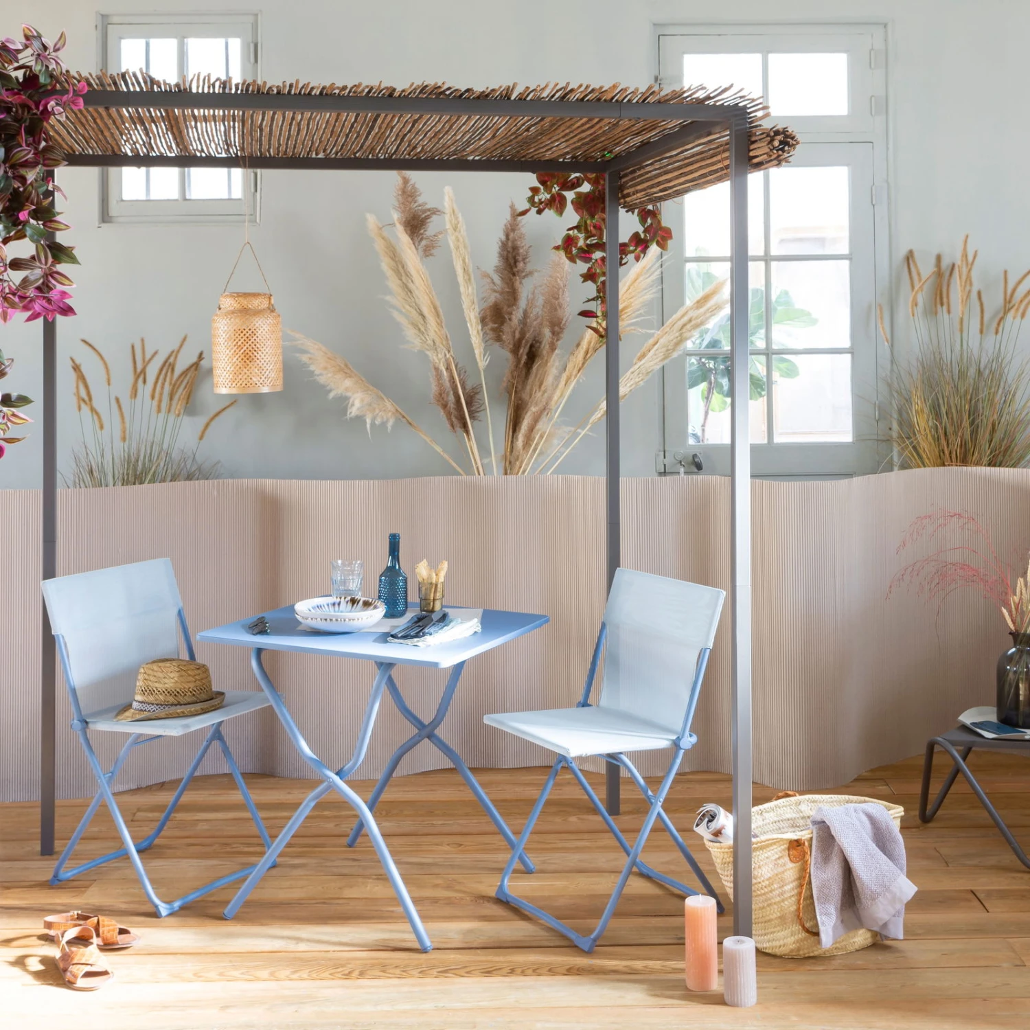 Lafuma Klappstuhl 'Chaise Balcony II', Blau, Ca. 83 X 44 X 48 Cm 6 Lafuma Klappstuhl 'Chaise Balcony II', Blau, Ca. 83 X 44 X 48 Cm – Bild 4