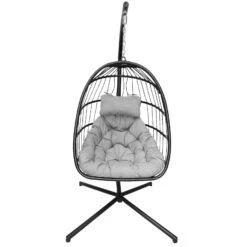 Hängesessel 'Folt Sterzing' Inkl. Auflagen, Schwarz -Madison Verkäufe 3910302723 Haengesessel Folt Sterzing schwarz inkl Auflage 1 123058