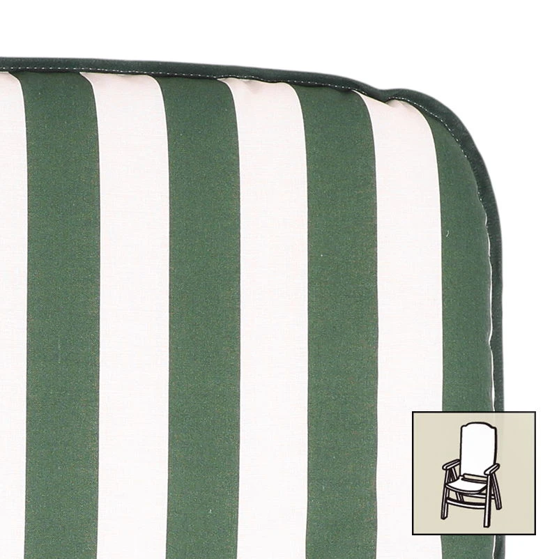 Best Hochlehnerauflage Grün/weiß, Ca. 120 X 50 X 6 Cm 6 Best Hochlehnerauflage Grün/weiß, Ca. 120 X 50 X 6 Cm – Bild 4