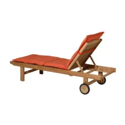 Madison Liegenauflage 'Panama', Orange, Ca. 200 X 60 Cm -Madison Verkäufe 3910408960 Liegenauflage Panama Flame orange 1 97449