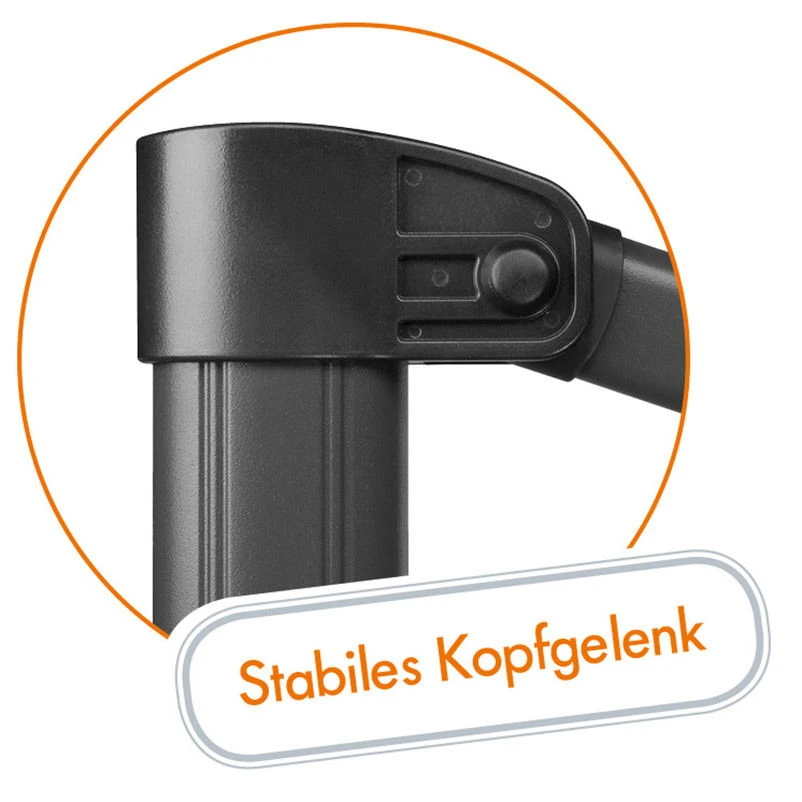 Sonnenschirm Rhodos Eco Twist, Ca. 270 X 270 Cm, Taupe 7 Sonnenschirm Rhodos Eco Twist, Ca. 270 X 270 Cm, Taupe – Bild 5