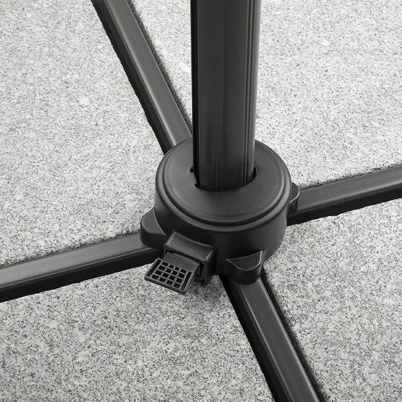 Sonnenschirm Rhodos Eco Twist, Ca. 270 X 270 Cm, Taupe 9 Sonnenschirm Rhodos Eco Twist, Ca. 270 X 270 Cm, Taupe – Bild 7