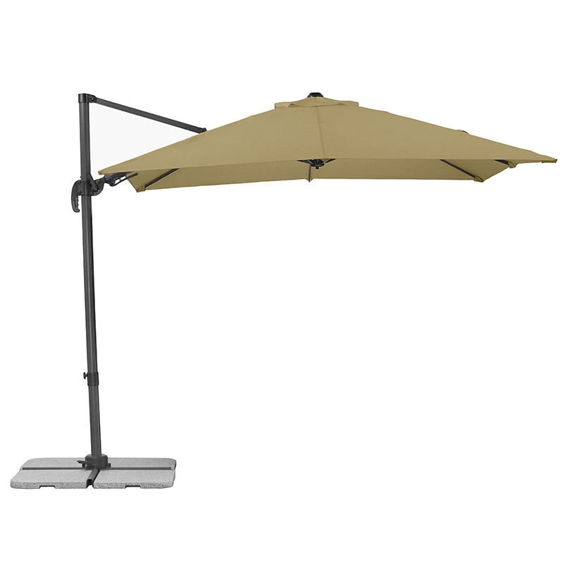 Sonnenschirm Rhodos Eco Twist, Ca. 270 X 270 Cm, Taupe 13 Sonnenschirm Rhodos Eco Twist, Ca. 270 X 270 Cm, Taupe – Bild 11