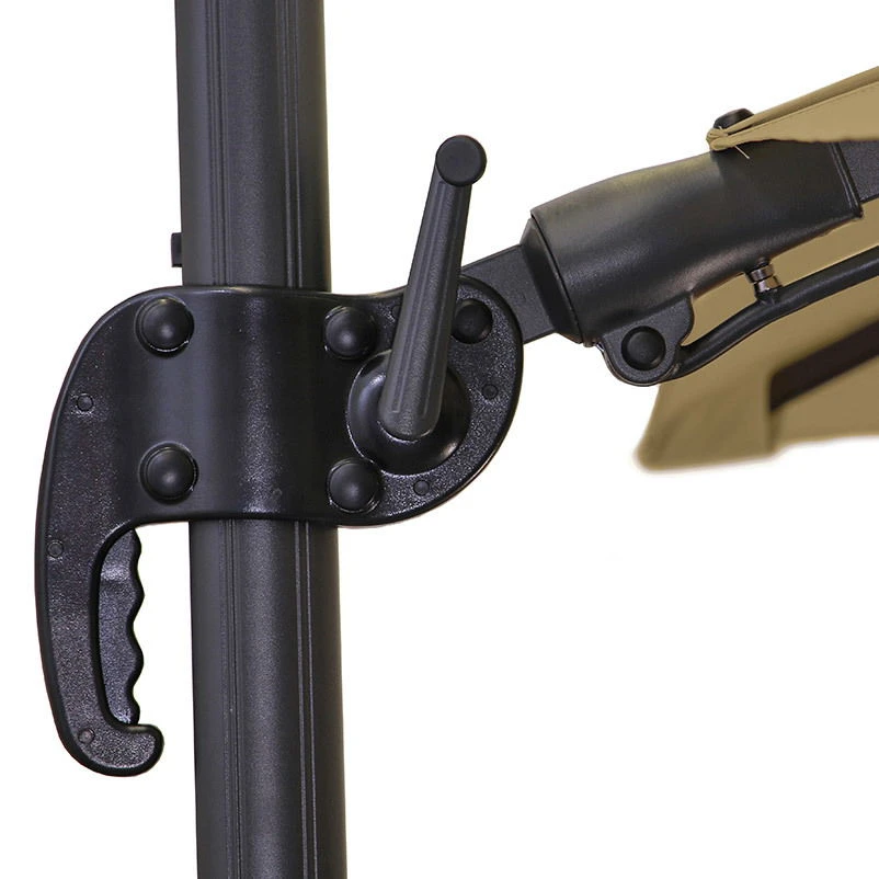 Sonnenschirm Rhodos Eco Twist, Ca. 270 X 270 Cm, Taupe 14 Sonnenschirm Rhodos Eco Twist, Ca. 270 X 270 Cm, Taupe – Bild 12