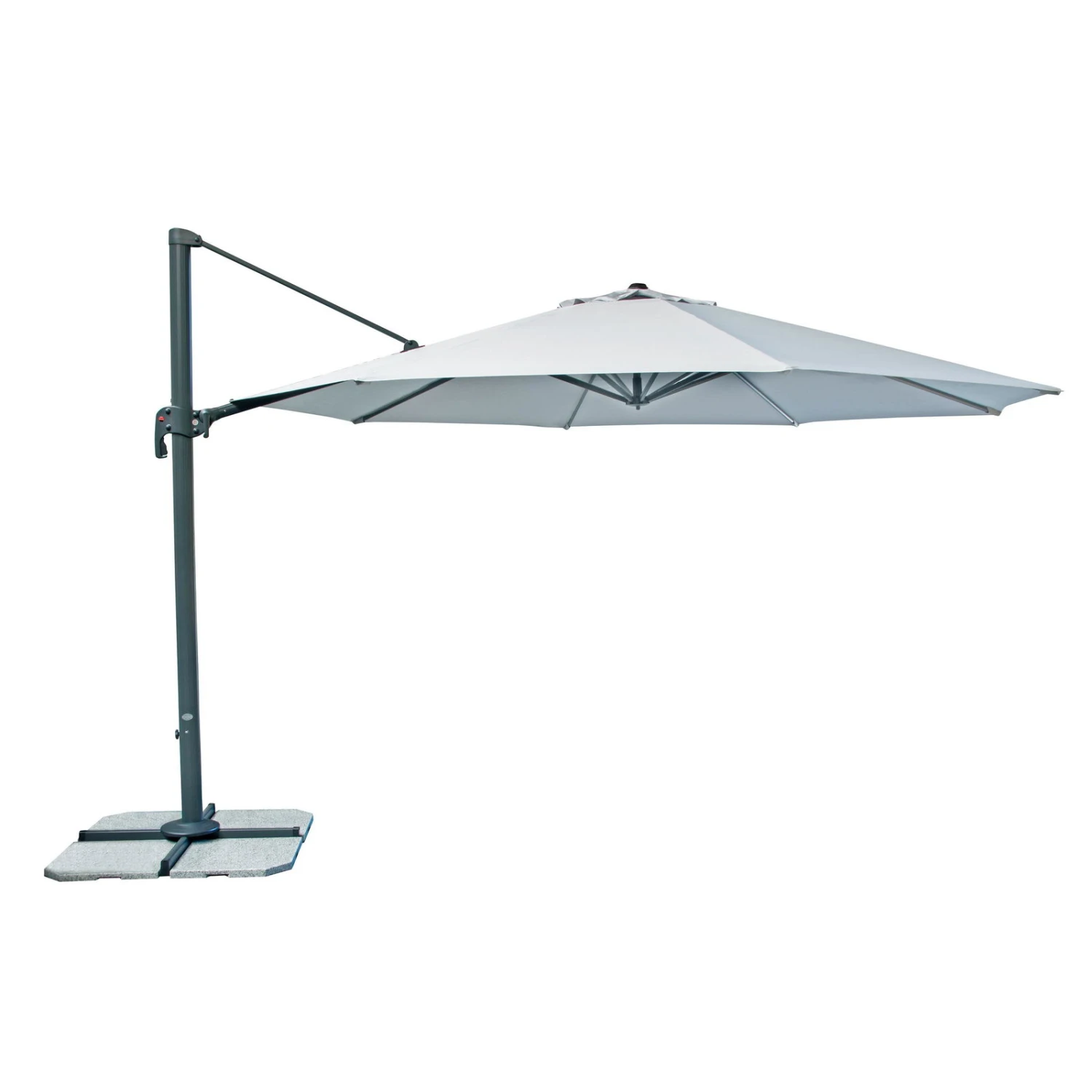 Doppler Pendelschirm 'Ravenna 400', Um 360° Drehbar, Ø 400 Cm 4 Doppler Pendelschirm 'Ravenna 400', Um 360° Drehbar, Ø 400 Cm – Bild 2