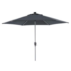 Doppler Sonnenschirm 'Active LED Auto Tilt', Anthrazit, Ø Ca. 300 Cm -Madison Verkäufe 3910503016 Sonnenschirm Active LED Auto Tilt D ca 300cm anthrazit 1 73069