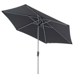 Doppler Sonnenschirm 'Active LED Auto Tilt', Anthrazit, Ø Ca. 300 Cm -Madison Verkäufe 3910503016 Sonnenschirm Active LED Auto Tilt D ca 300cm anthrazit 9 73061
