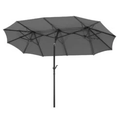 Sonnenschirm Salerno, Mit Schutzhülle, Ca. 300 X 150 Cm -Madison Verkäufe 3910503033 Sonnenschirm Salerno ca. 300x150cm anthrazit11 71416