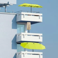 Sonnenschirm Salerno, Mit Schutzhülle, Ca. 300 X 150 Cm -Madison Verkäufe 3910503033 Sonnenschirm Salerno ca. 300x150cm anthrazit2 71408