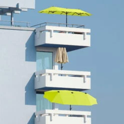 Sonnenschirm Salerno, Mit Schutzhülle, Ca. 300 X 150 Cm -Madison Verkäufe 3910503033 Sonnenschirm Salerno ca. 300x150cm anthrazit3 71421