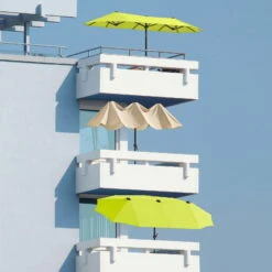 Sonnenschirm Salerno, Mit Schutzhülle, Ca. 300 X 150 Cm -Madison Verkäufe 3910503033 Sonnenschirm Salerno ca. 300x150cm anthrazit5 71419