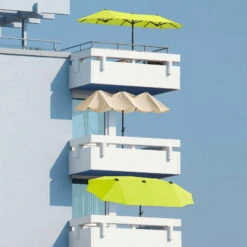 Sonnenschirm Salerno, Mit Schutzhülle, Ca. 300 X 150 Cm -Madison Verkäufe 3910503033 Sonnenschirm Salerno ca. 300x150cm anthrazit6 71407