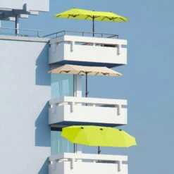 Sonnenschirm Salerno, Mit Schutzhülle, Ca. 300 X 150 Cm -Madison Verkäufe 3910503033 Sonnenschirm Salerno ca. 300x150cm anthrazit7 71406