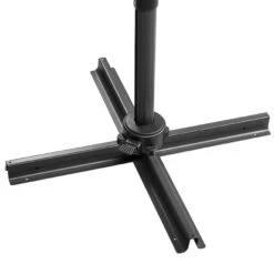 Ampelschirm Rhodos Eco TWIST, Silbergrau, Ca. Ø 300 Cm -Madison Verkäufe 3910503037 Sonnenschirm Rhodos eco TWIST silbergrau 5 85925