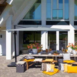 Madison Pendelschirm 'St. Tropez', Grau, Ca. 355 X 300 Cm