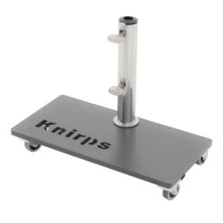 KNIRPS Rollsockel, Schwarz, Ca. 25 Kg, 52 X 27 X 10 Cm