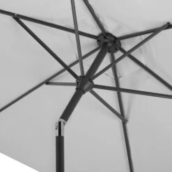 Mittelstockschirm 'Bilbao', Ø Ca. 220 Cm -Madison Verkäufe 3910503139 Sonnenschirm Bilbao silbergrau 4 90410