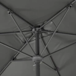 Mittelstockschirm 'Tunis', Ca. 270 X 150 Cm -Madison Verkäufe 3910503162 Sonnenschirm Tunis anthrazit 3 90546