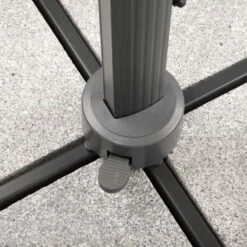 Sonnenschirm 'Rhodos Grande', Ø 400 Cm, Natur -Madison Verkäufe 3910503201 Sonnenschirm Rhodos Grande natur 10 91539