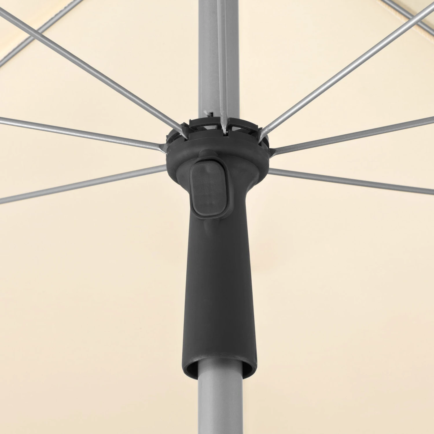 Sonnenschirm 'Locarno', Ø Ca. 150 Cm, Natur 7 Sonnenschirm 'Locarno', Ø Ca. 150 Cm, Natur – Bild 5