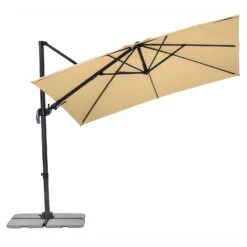 Sonnenschirm 'Rhodos Eco', Ca. 270 X 270 Cm 14 Sonnenschirm 'Rhodos Eco', Ca. 270 X 270 Cm -Madison Verkäufe 3910503232 Sonnenschirm Rhodos eco TWIST natur 7 102941