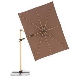 Pendelschirm 'Alu-Wood Ultra AX', Ca. 300 X 220 Cm -Madison Verkäufe 3910503249 Pendelschirm Alu Wood Ultra AX 10 98998