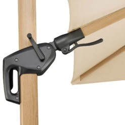 Sonnenschirm 'Rhodos Twist Woody', Natur, Ca. 300 X 300 Cm -Madison Verkäufe 3910503265 Pendelschirm Rhodos Twist Woody natur 14 102965