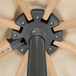 Sonnenschirm 'Rhodos Twist Woody', Natur, Ca. 300 X 300 Cm -Madison Verkäufe 3910503265 Pendelschirm Rhodos Twist Woody natur 15 102964