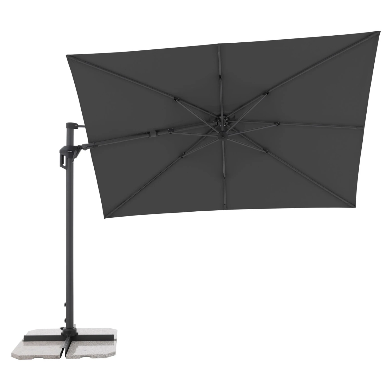 Doppler Pendelschirm 'Active Green Edition', Anthrazit, Ca. 210 X 310 Cm 7 Doppler Pendelschirm 'Active Green Edition', Anthrazit, Ca. 210 X 310 Cm – Bild 5