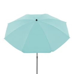 Doppler Beach-Sonnenschirm 'Como', Hellblau, Ø Ca. 160 Cm -Madison Verkäufe 3910503288 beach sonnenschirm hellblau 7 120135