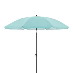 Doppler Beach-Sonnenschirm 'Como', Hellblau, Ø Ca. 160 Cm -Madison Verkäufe 3910503288 beach sonnenschirm hellblau 8 120139
