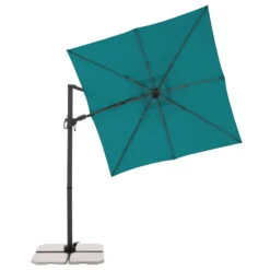 Doppler Pendelschirm 'Derby DX', Petrol, Ca. 210 X 210 Cm -Madison Verkäufe 3910503294 pendelschirm dx petrol 210 13 120213