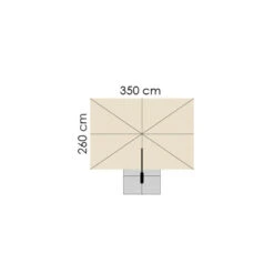 Sonnenschirm 'Rhodos Twist', 350 X 260 Cm, Natur 36 Sonnenschirm 'Rhodos Twist', 350 X 260 Cm, Natur -Madison Verkäufe 3910503335 Sonnenschirm Rhodos Twist ca 350x260cm natur 5 119245