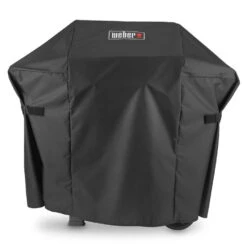 Weber Premium Abdeckhaube, Polyester, Schwarz, UV-beständig, Regenabweisend
