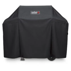 Weber Premium Abdeckhaube, Schwarz, UV-beständig, Regenabweisend