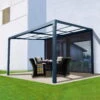Pergola Air Terrassenüberdachung, Anthrazit, 400 X 300 X 200/254 Cm -Madison Verkäufe 3910901765 Pergola Air Gartenhaus 94062